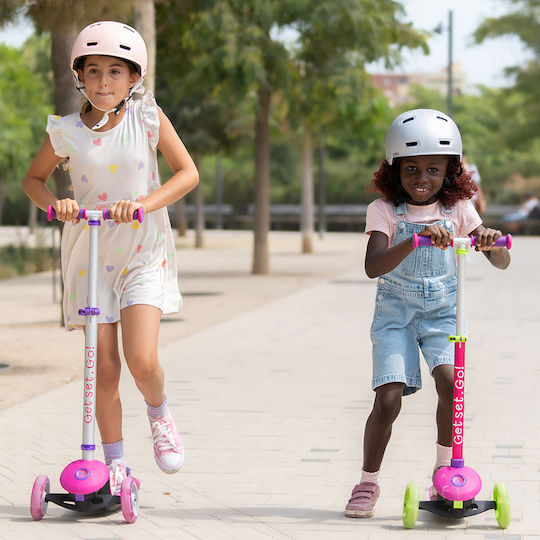 Trunki Scuter Copii Pliabil 3 Roți Pentru 4+ Ani Roz