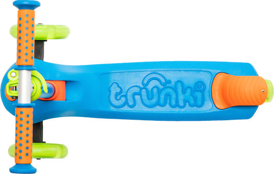 Trunki Patinetă Copii Pliabilă cu 3 Roți pentru 3+ Ani Albastră