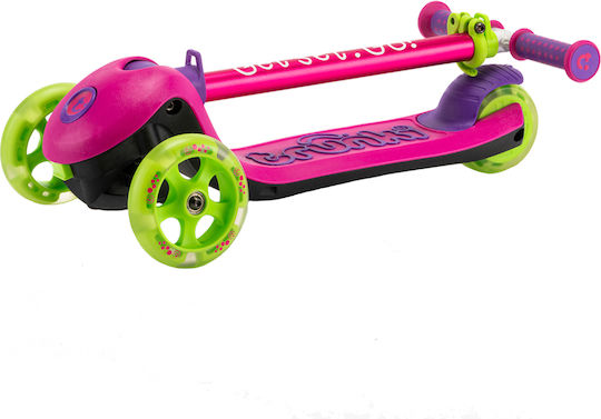 Trunki Trotinetă Copii Pliabilă cu 3 Roți pentru 3+ Ani Roz