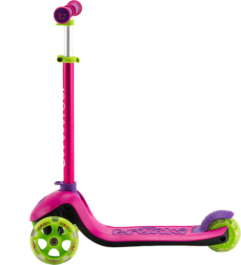 Trunki Trotinetă Copii Pliabilă cu 3 Roți pentru 3+ Ani Roz
