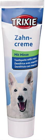 Trixie Zahnpflege Zahnpasta Hund gegen Mundgeruch mit Geschmack Minze 100ml