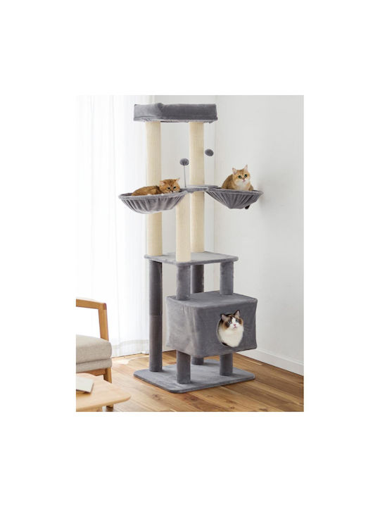 Animal Γατόδεντρο Γκρι 60x49x165εκ. Animal Γατόδεντρο Γκρι 60x49x165εκ.
