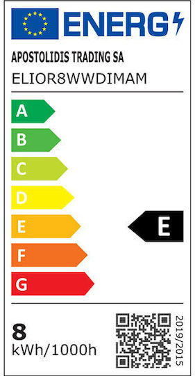 Diolamp LED Bulb 8W for Socket E27 and Shape A60 Warm White 900lm Dimmable