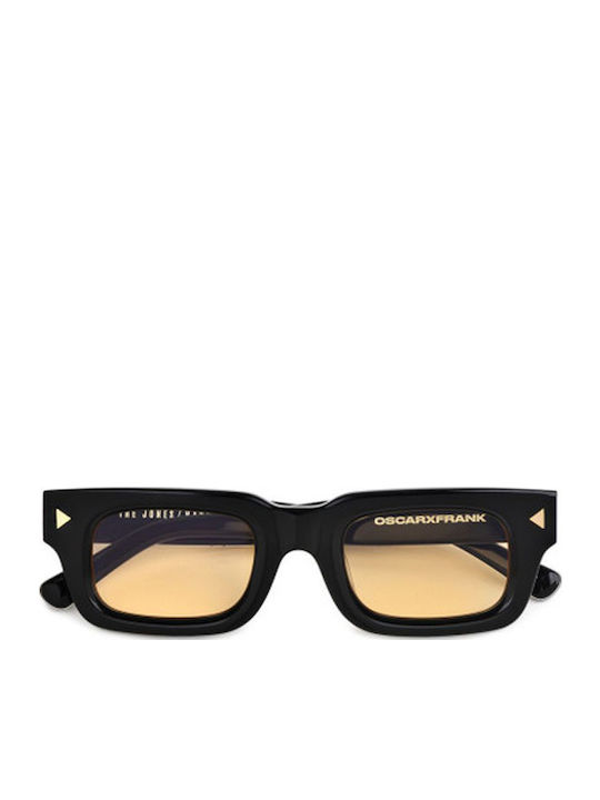 Oscar & Frank Gloss Unisex Sunglasses with Black Plastic Frame and Yellow Lens THEJONES-GLOSSBLACK/YELLOWPHOTOCHROMIC-47