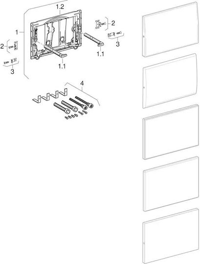 Geberit Sigma Flush Plate Dual Flush