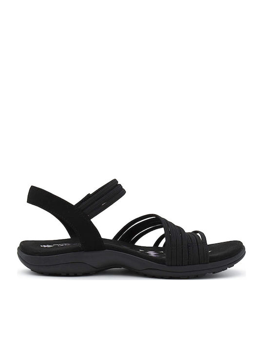 Reggae Slim Sandale Sporty de Damă Negre