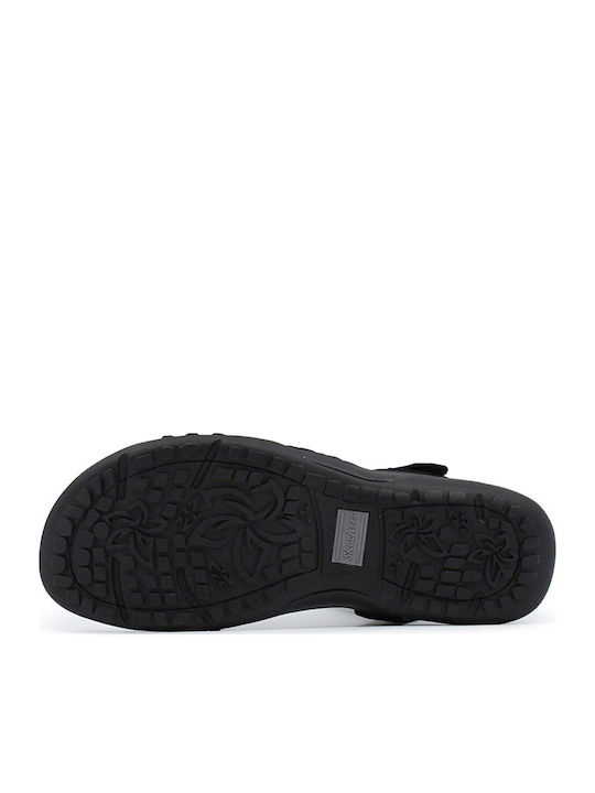 Reggae Slim Sandale Sporty de Damă Negre