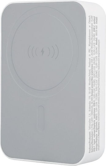 Forever MATB-400 Power Bank 10000mAh 15W with USB-C Port White