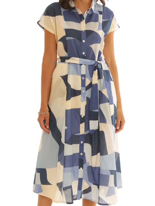 Pomodoro Dress for Wedding - Christening in Blue