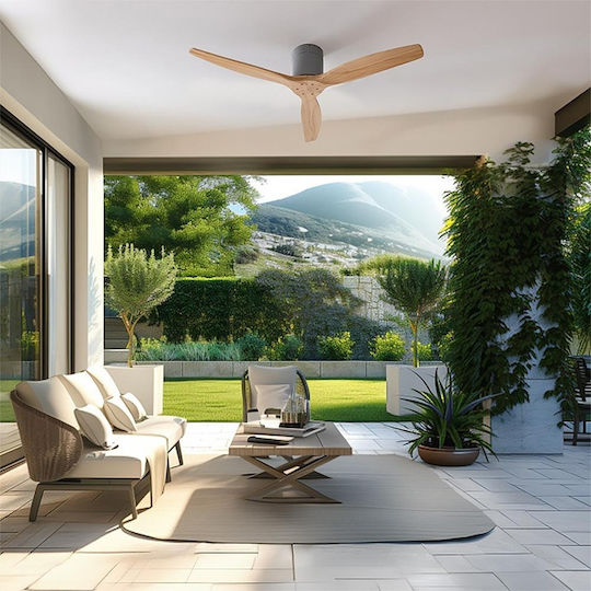 Cecotec EnergySilence Aero 5500 Aqua Deckenventilator 132cm Braun / Schwarz