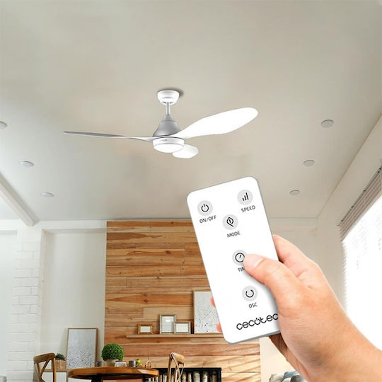Cecotec EnergySilence Aero 5200 Ceiling Fan 122cm With Light White