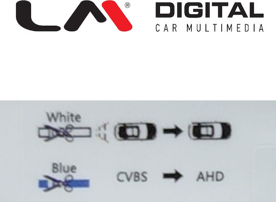 LM Digital Κάμερα Οπισθοπορείας Αυτοκινήτου Universal