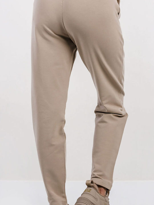 Damen Stoff Hose Beige