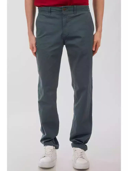 Pantaloni Chino Elastic cu Croială Normală Smalt Blue