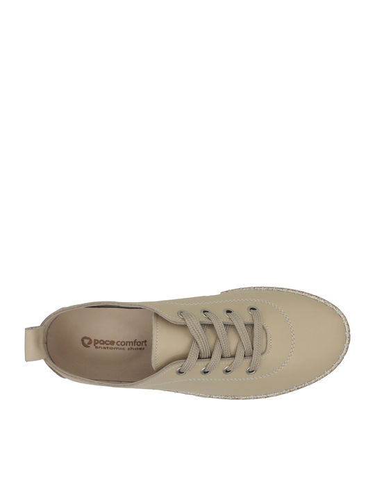 Damen Anatomisch Sneakers Beige