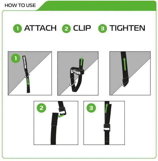 Ιμαντας Atlas G-hook 26mm X 2.0m Black Oxford