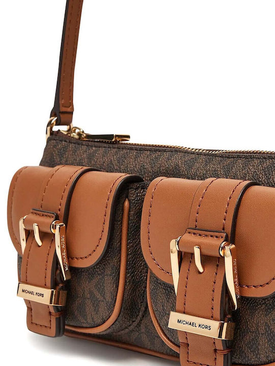 Logo Women's Bag Shoulder Brown