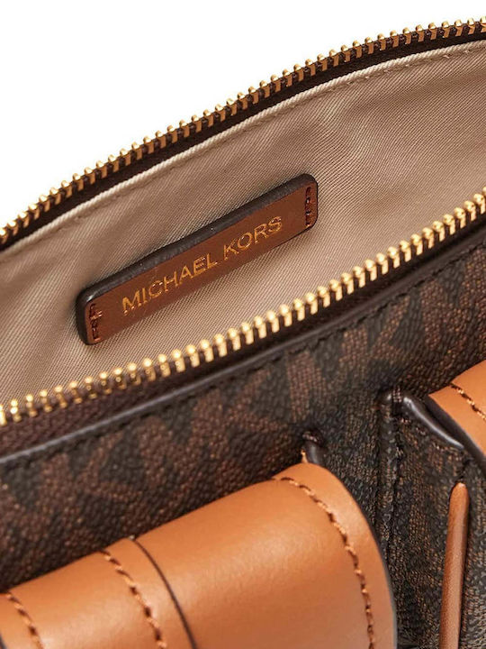 Logo Women's Bag Shoulder Brown