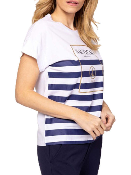 Heavy Tools Tricou Alb, Azure