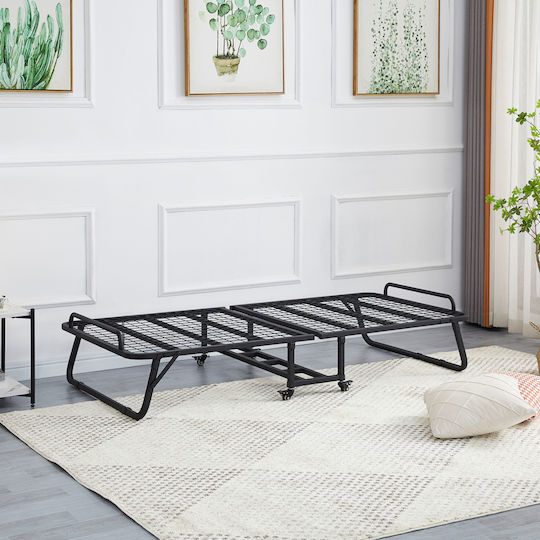 NETTI Folding Cot with Mattress 27cm Single 190x76cm