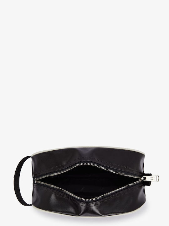 Fred Perry Men's Coated Polyester Wash Bag L8298-d57 Black