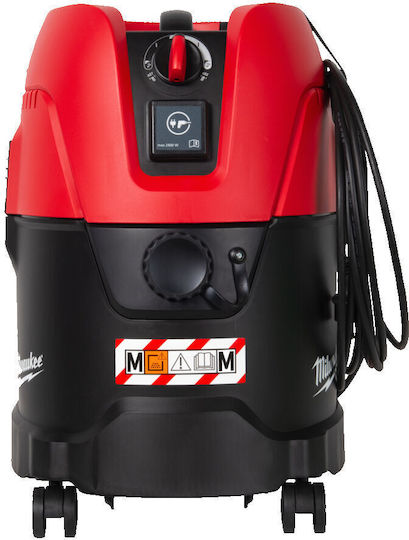Milwaukee Σκούπα Υγρών / Στερεών 1200W με Πλαστικό Κάδο 25lt