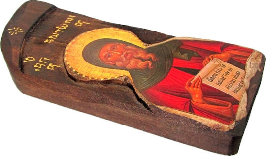 Ξυλινη Εικονα Αγιος Αντωνιος 20x8cm