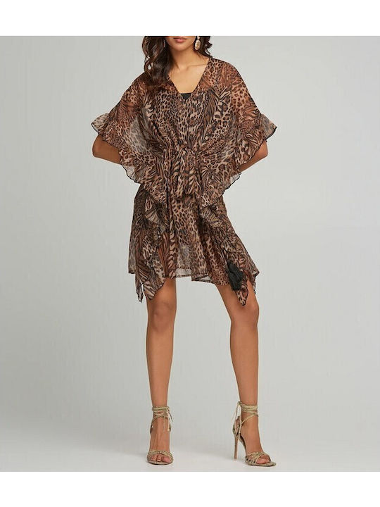 Lynne 053-640001-70 Leoparden-Kaftan