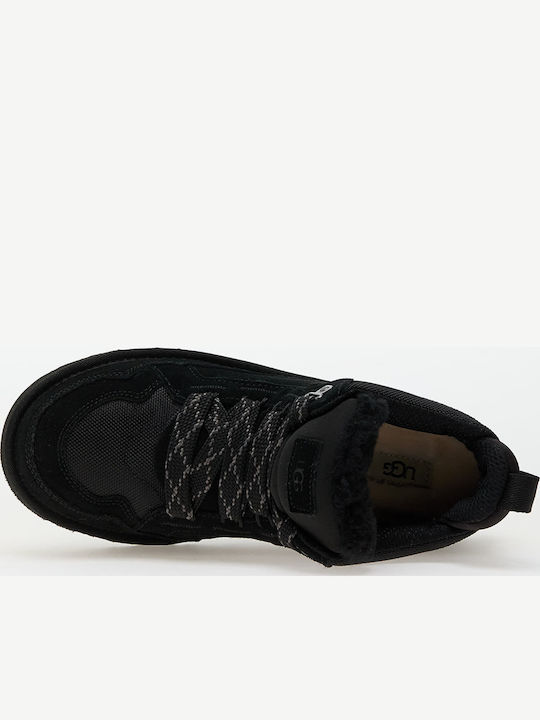 Lowmel Black Μαύρα Ανδρικά Μποτάκια