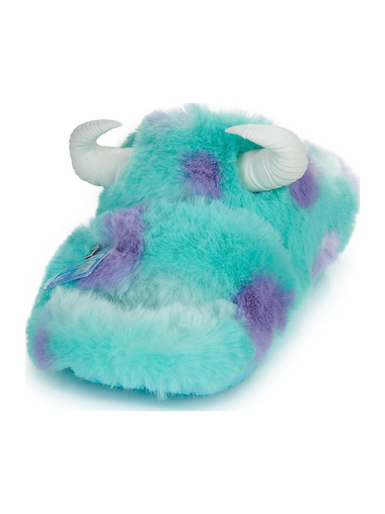 Monsters Sulley Зимни Дамски Пантофи Зелени