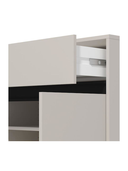 Holz Schuhschrank Flannan 2k1f2v 80x40x110cm