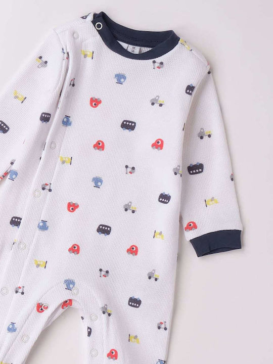 iDO Baby Bodysuit Long-Sleeved White