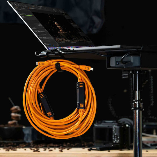 Tether Tools Tetherpro USB 2.0 Cable USB-C Male - USB-C 100W PD Orange 4.6m CUC15G2-ORG