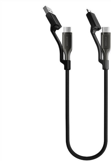 Nomad Kevlar USB 2.0 Cable USB-C Male - USB-C 240W PD Black 0.3m
