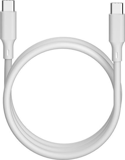 Forever USB 2.0 Cable USB-C male - USB-C Λευκό 1.5m