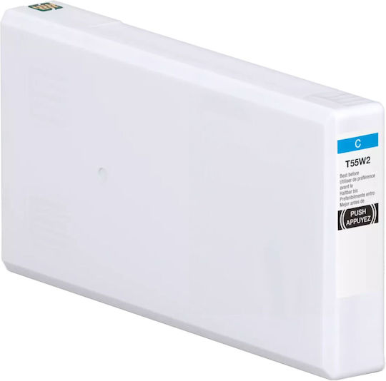 Epson T55W2 Γνήσιο Μελάνι Εκτυπωτή InkJet Κυανό (C13T55W200)