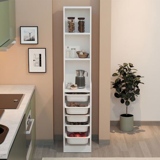 Utah Bodenstehender Schrank White 34.6x44.3x178cm