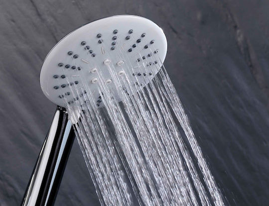 Τηλέφωνο Μπάνιου Hydro Douceur D'intérieur 3 Λειτουργίες Ροής Σύνδεσμο Εξοικονόμησης Νερού Chrome 1802055