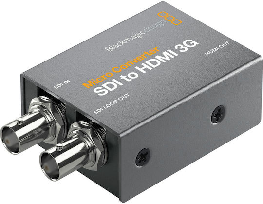 Blackmagic Design Micro Converter HDMI Umrechner HDMI / SDI männlich zu SDI / HDMI weiblich Silber 1 Stück