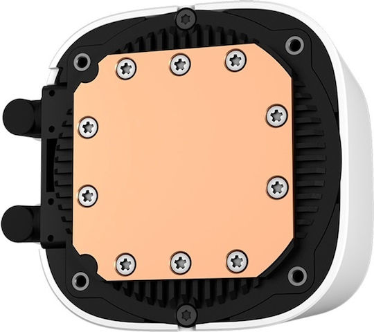 Deepcool LE720 CPU Water Cooling Triple Fan 120mm for Socket AM4/AM5/1700/1200/115x with ARGB Lighting White
