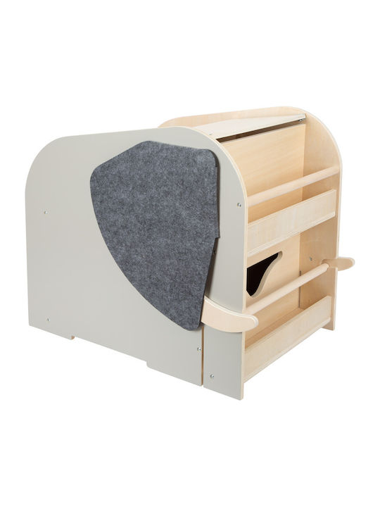 2-in-1 Bookshelf Seat with Wheels "The Elephant"