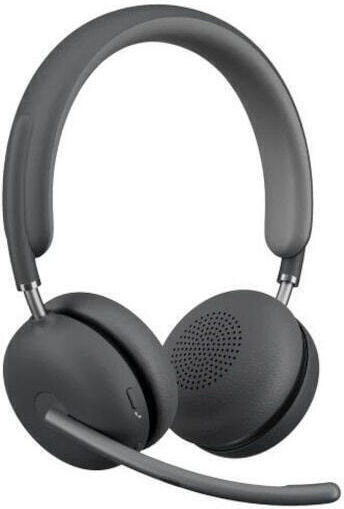 Logitech Zone Wireless 2 (UC) On Ear Multimedia Ακουστικά με μικρόφωνο και σύνδεση Bluetooth / USB-C