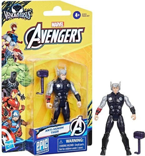 Action Figure Venomversus Epic World Of Action Anti-venom Thor Marvel Avengers Thor 10.16cm.