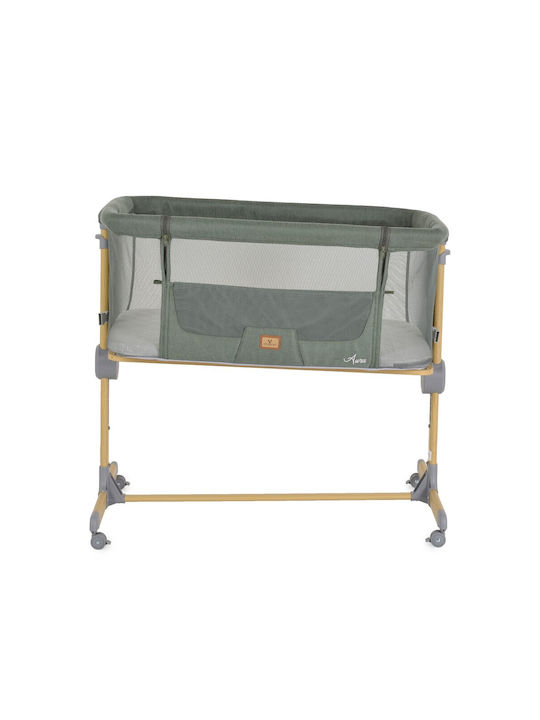 Cangaroo Cradle Aura with Side Opening and Wheels Green