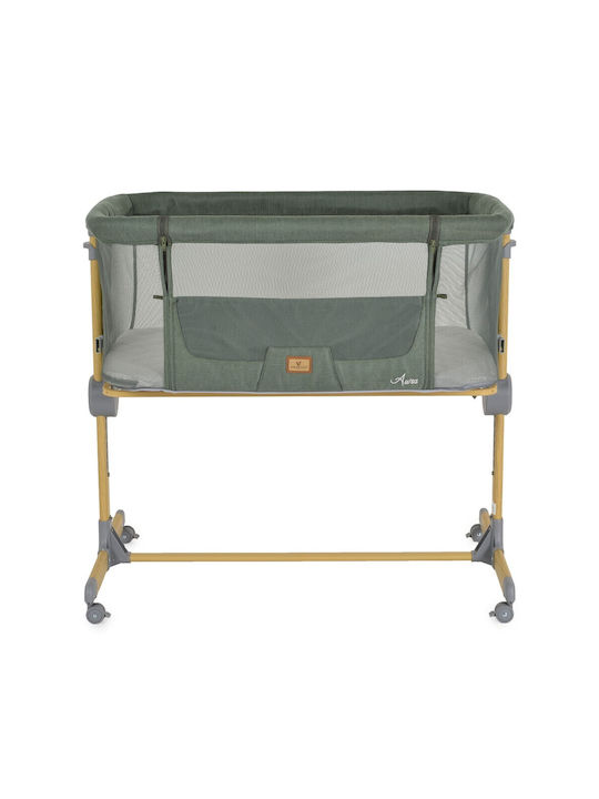 Cangaroo Cradle Aura with Side Opening and Wheels Green