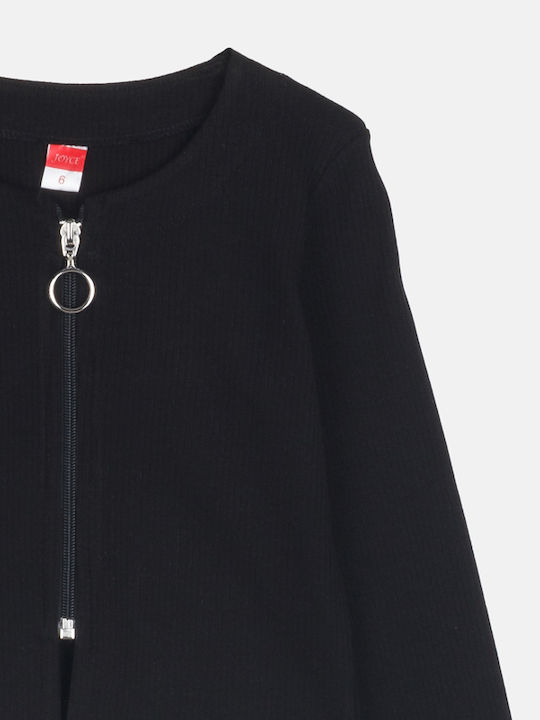 Kids Cardigan Cotton black