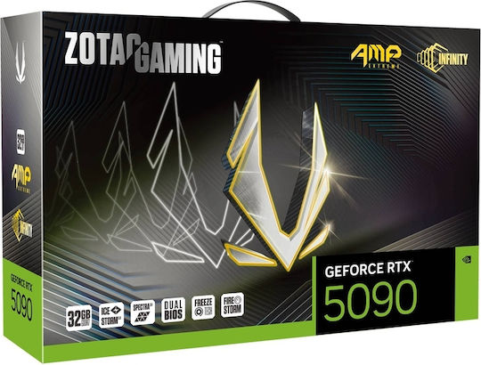 Zotac GeForce RTX 5090 32GB GDDR7 AMP Extreme INFINITY Κάρτα Γραφικών