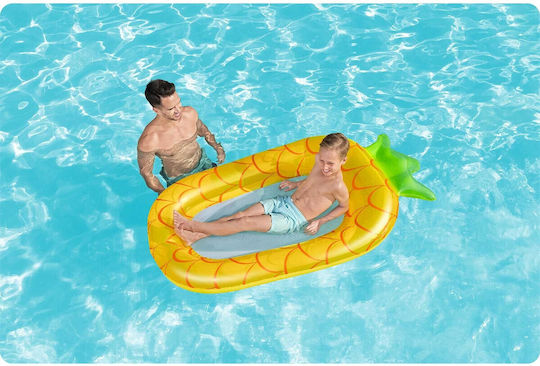 Bestway Kids Inflatable Pool Mattress Pineapple Yellow 178x103cm