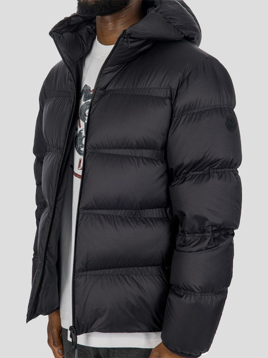 Masac Winter Puffer Black Jacket