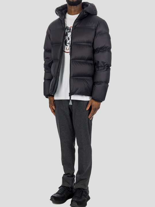 Masac Winter Puffer Black Jacket